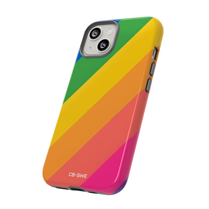 Vibrant Geometric Spectrum - iPhone Case