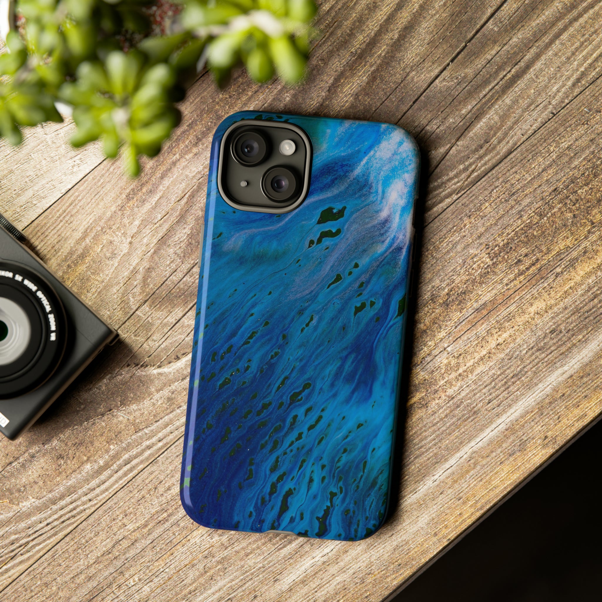 Blue River Ink Art - Protective Phone Case