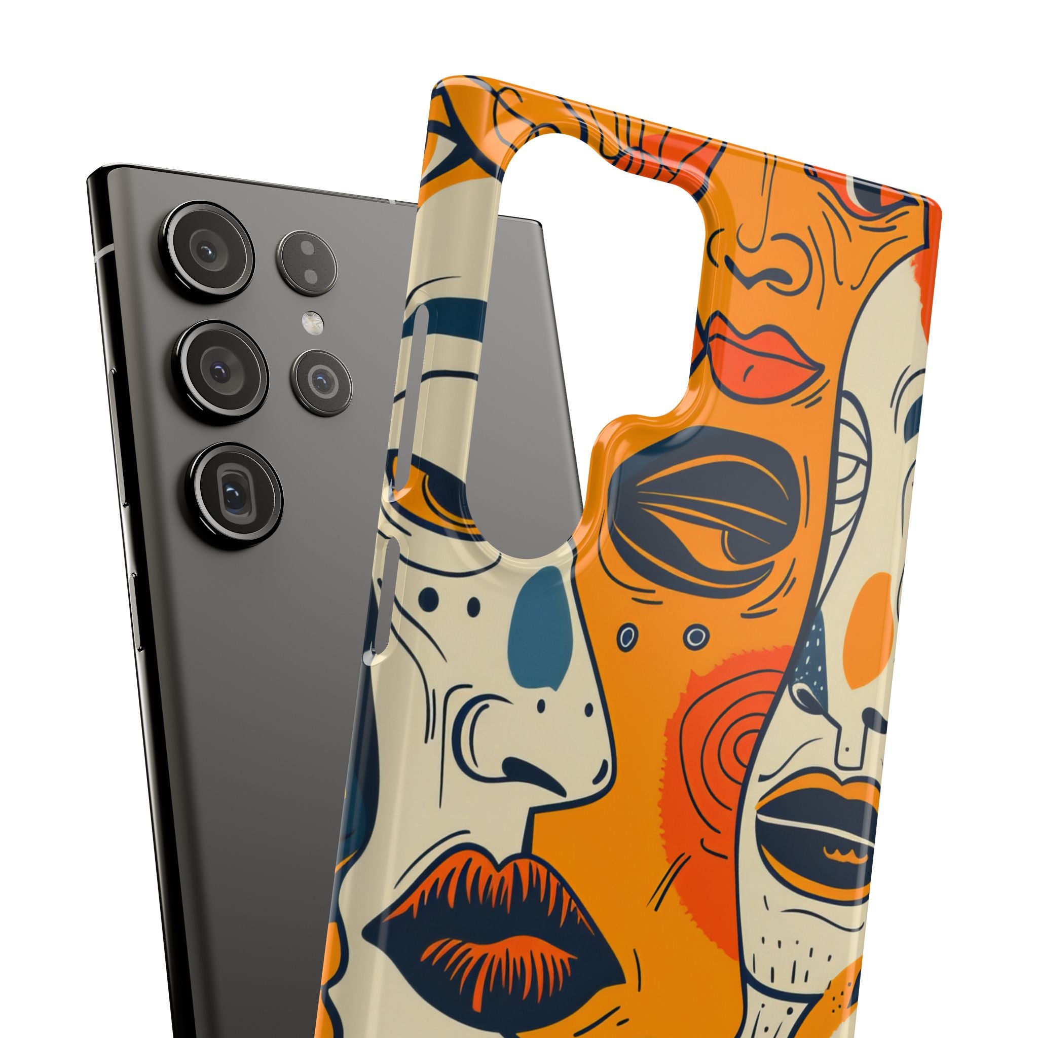 Gradient Face Mosaic Samsung S23 - Slim Phone Case