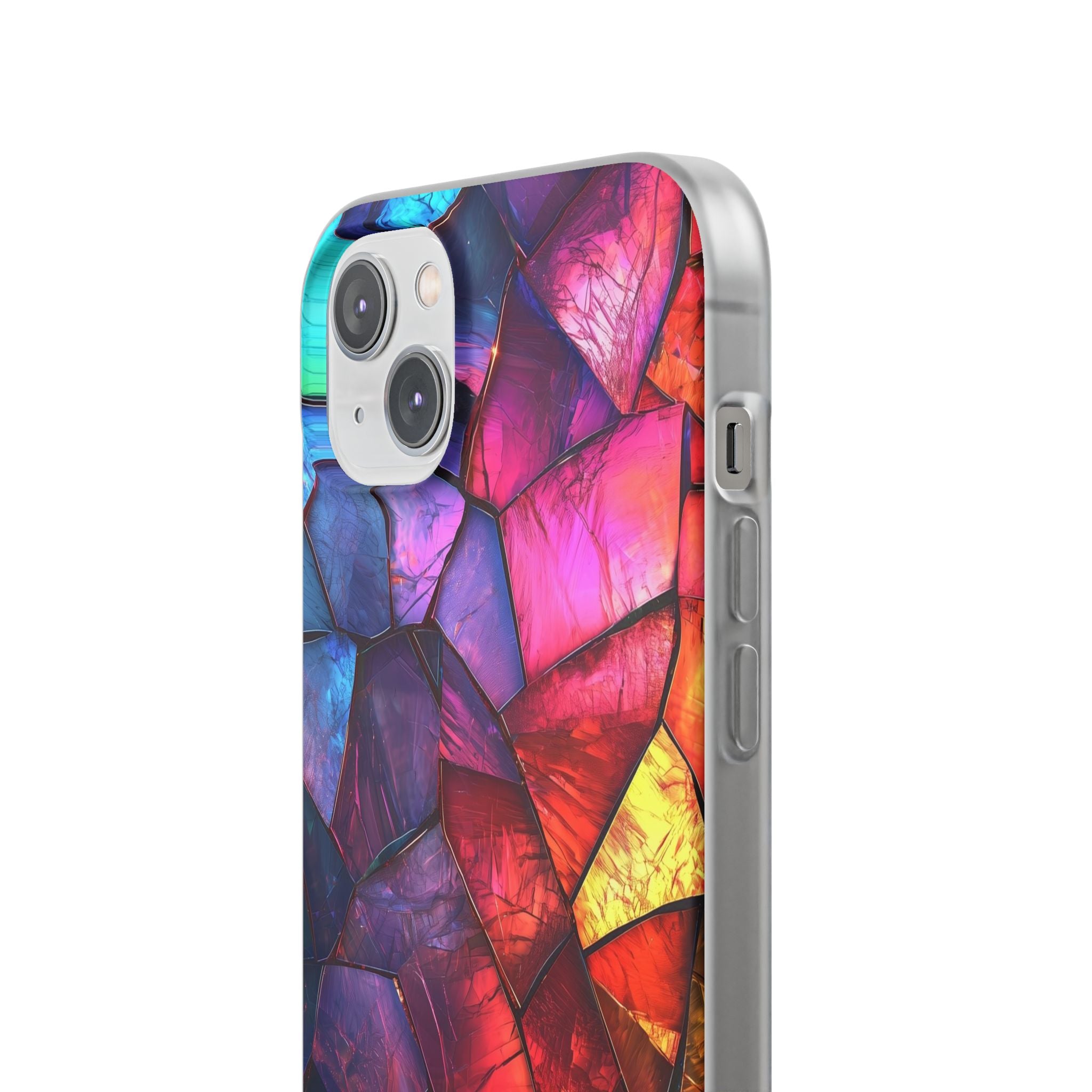 Cracked Prism iPhone 14 Plus Case - Soft