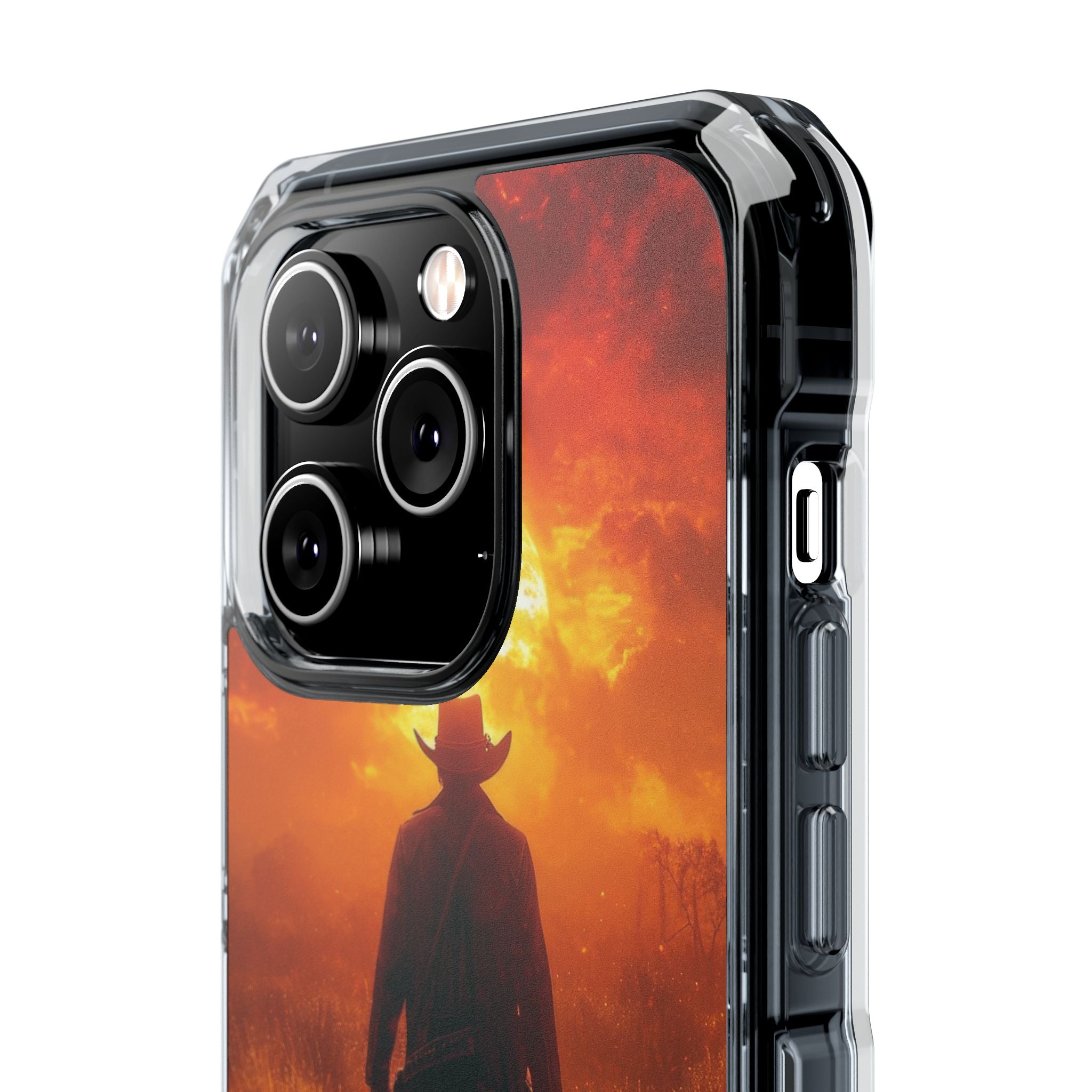 Fiery Sunset Cowboy iPhone 14 - Impact Clear+