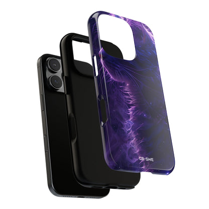 Mystical Starlit Cat - iPhone Case