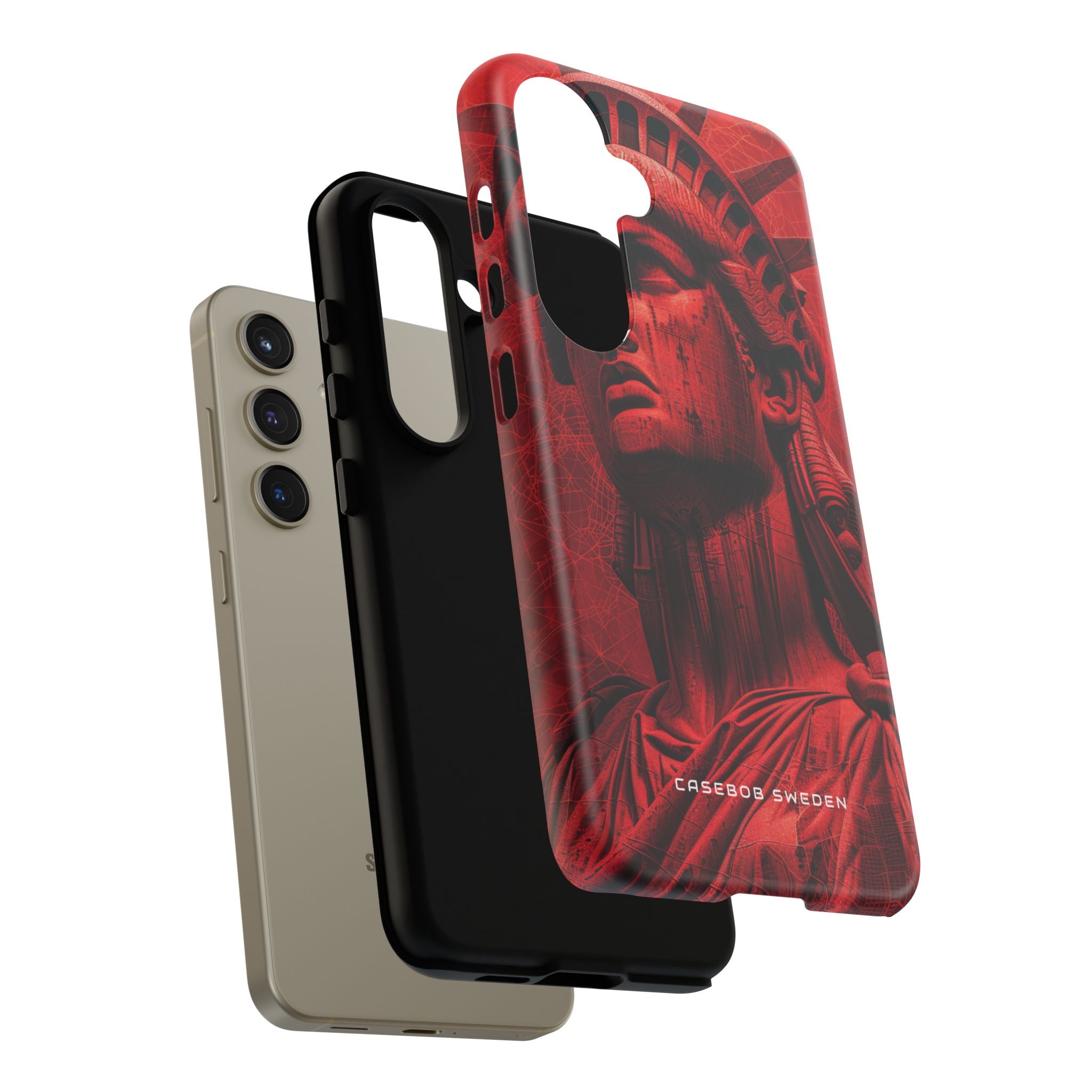 Zen Red Liberty Vision Samsung S24 - Tough Phone Case