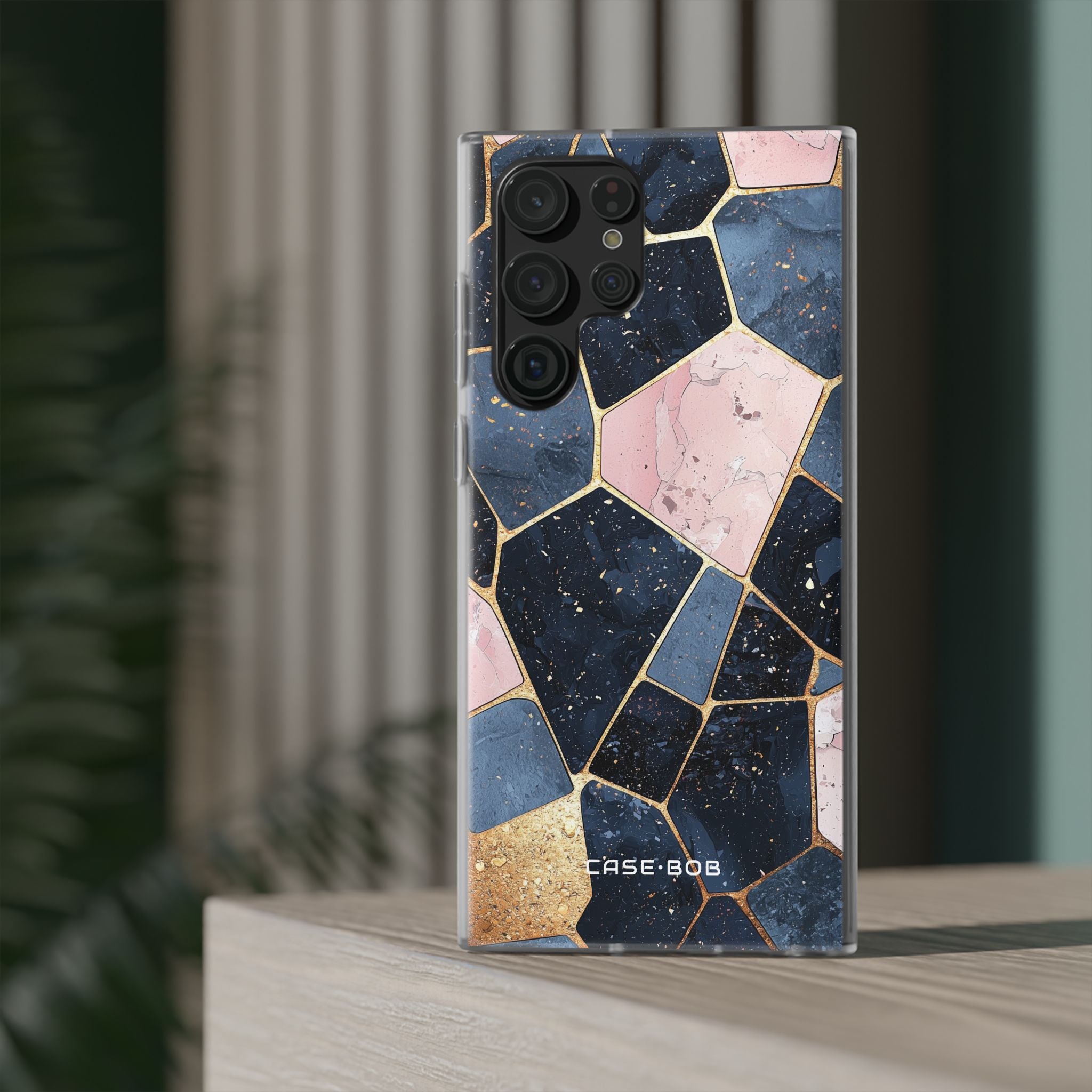 Golden Mosaic Samsung S22 Ultra Case - Soft