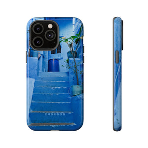 Blue City Morocco - Protective Phone Case