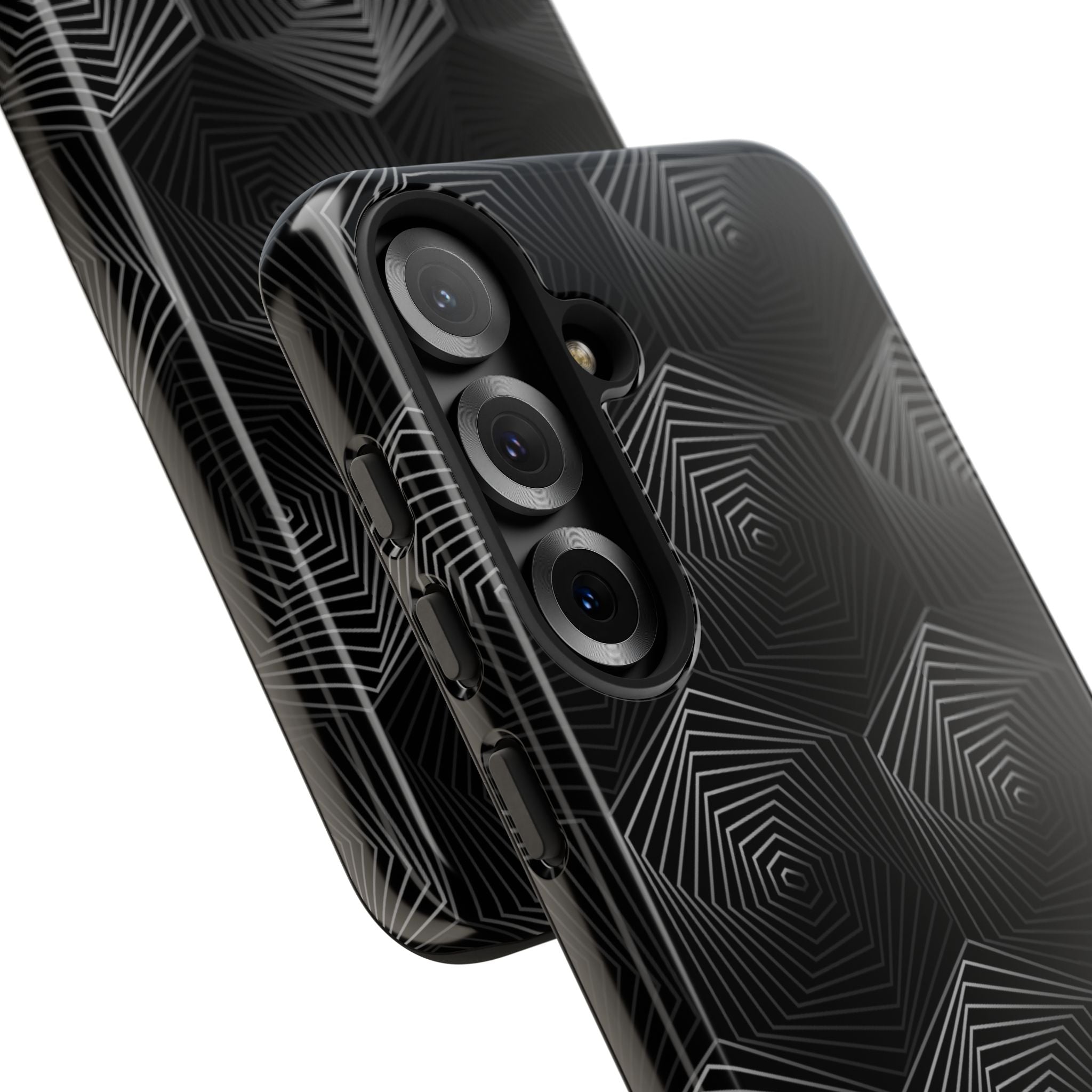Geometric Spiral Illusion - Samsung Case