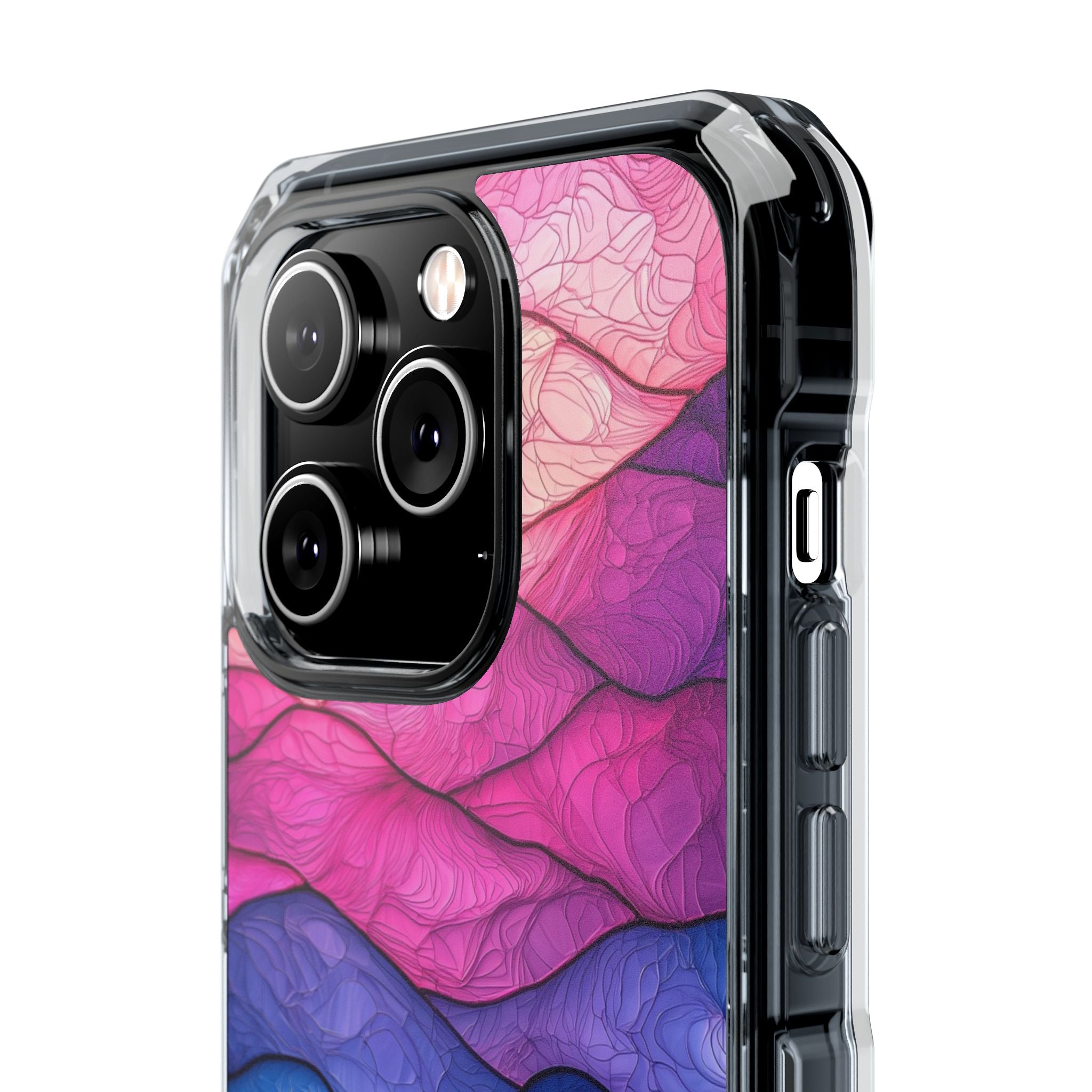 Wavy Vein Gradient iPhone 14 Pro Case - Impact