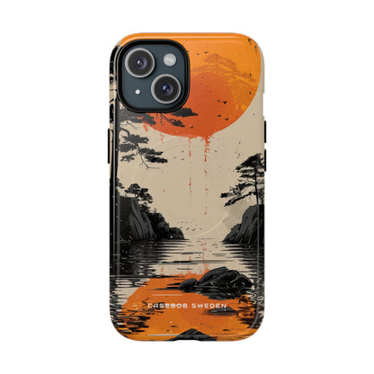 Zen Serenity Sunscape iPhone 15 | Tough+ Phone Case