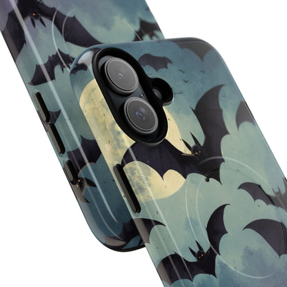 Glowing Bat Swarm iPhone 16 Plus Case - Tough+