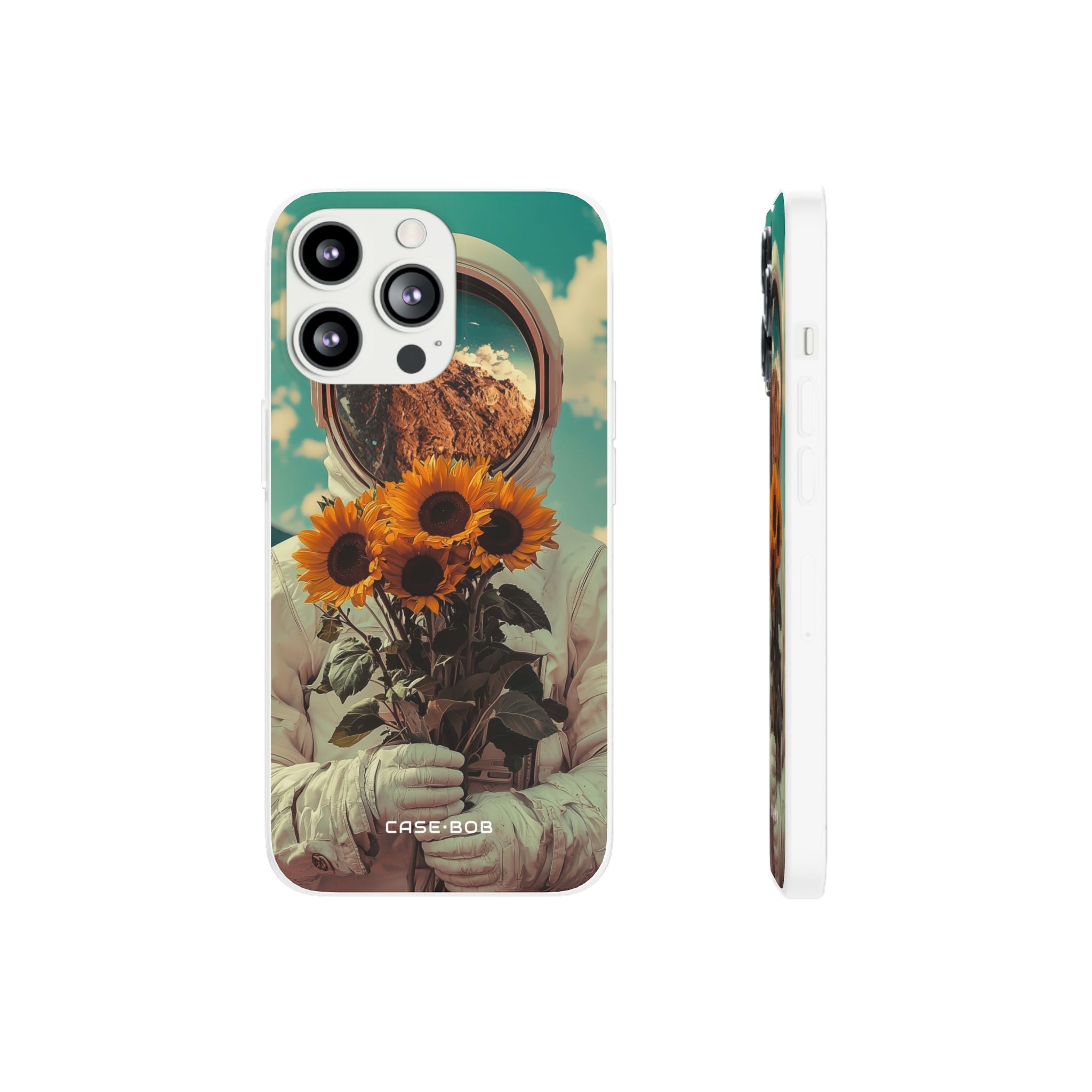 Sunflower Astronaut iPhone 13 Pro - Soft