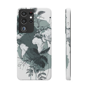 Botanical Cartography | Slim Phone Case for Samsung