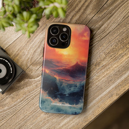 Ocean Sunset Waves - Tough iPhone 16 Phone Case