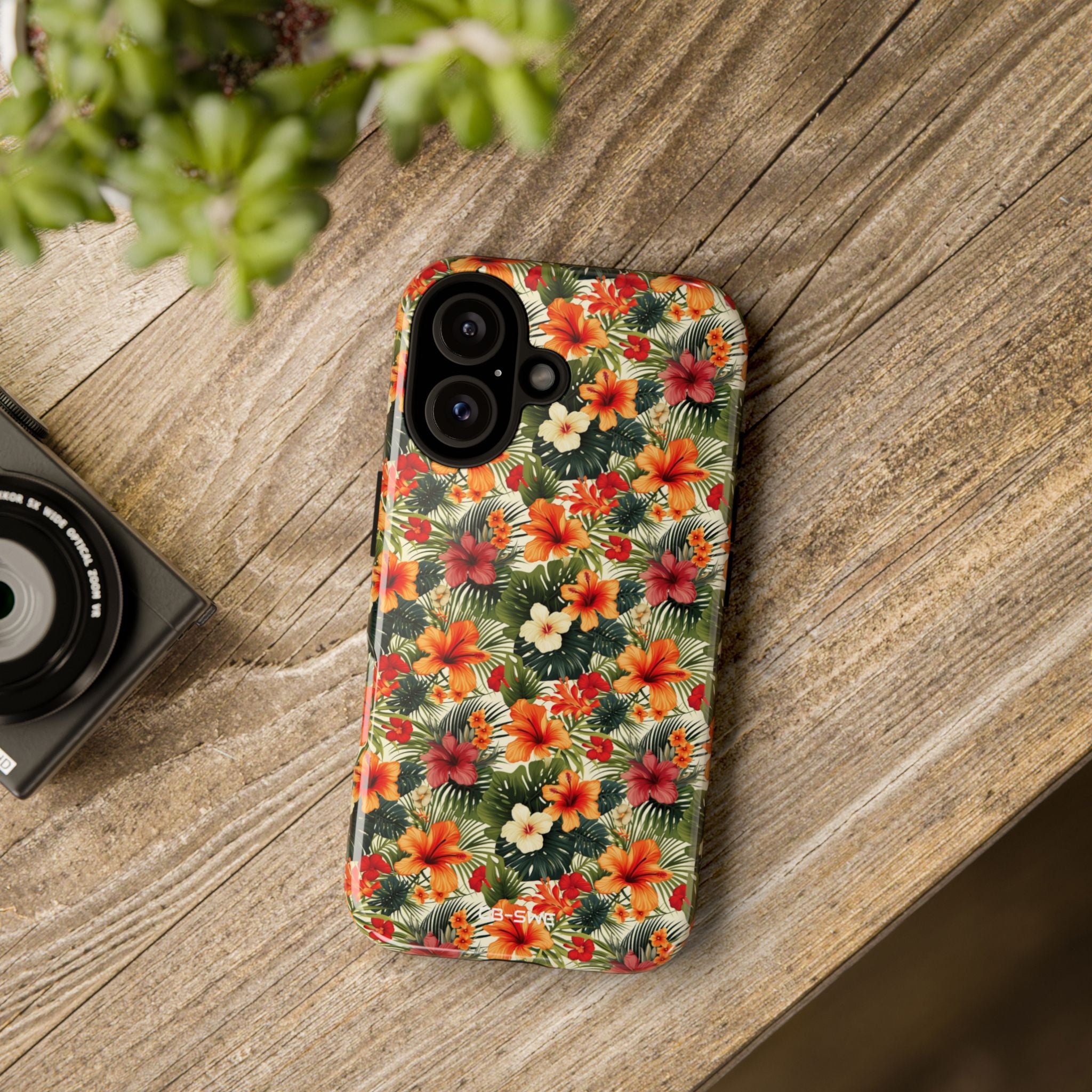 Tropical Blooms Flourish - iPhone Case