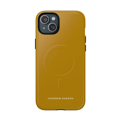 Dark Golden Rod iPhone 15 | Tough+ Phone Case