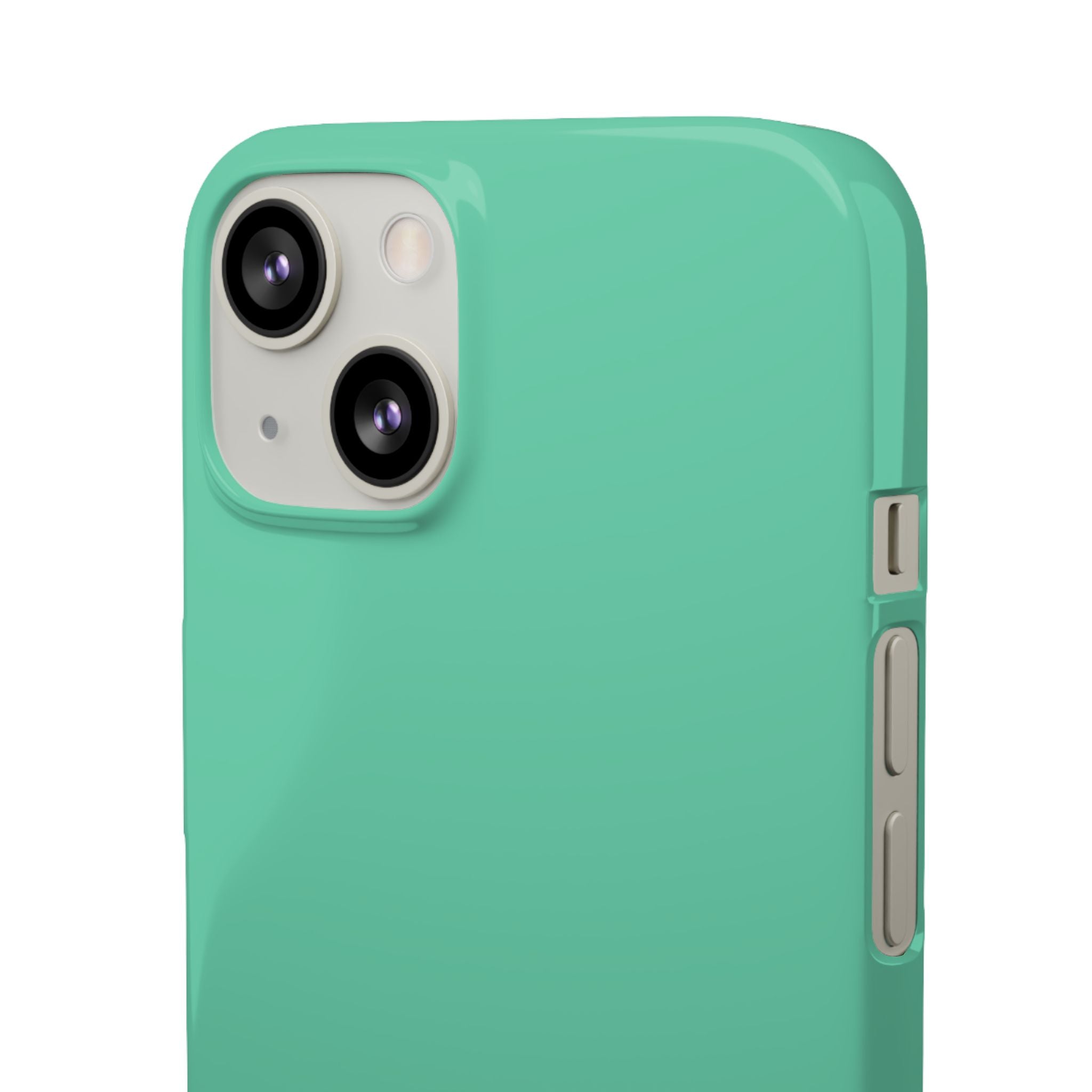 Medium Aquamarine iPhone 13 - Slim Phone Case