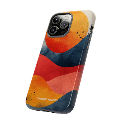 Sunburst Waves - Tough iPhone 14 Phone Case