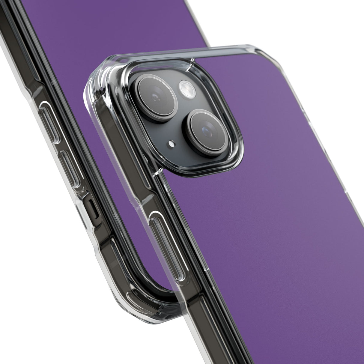 Dark Lavender | Handyhülle für iPhone (Clear Impact Case - Magnetisch)