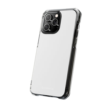 White Smoke - Clear Impact Case for iPhone