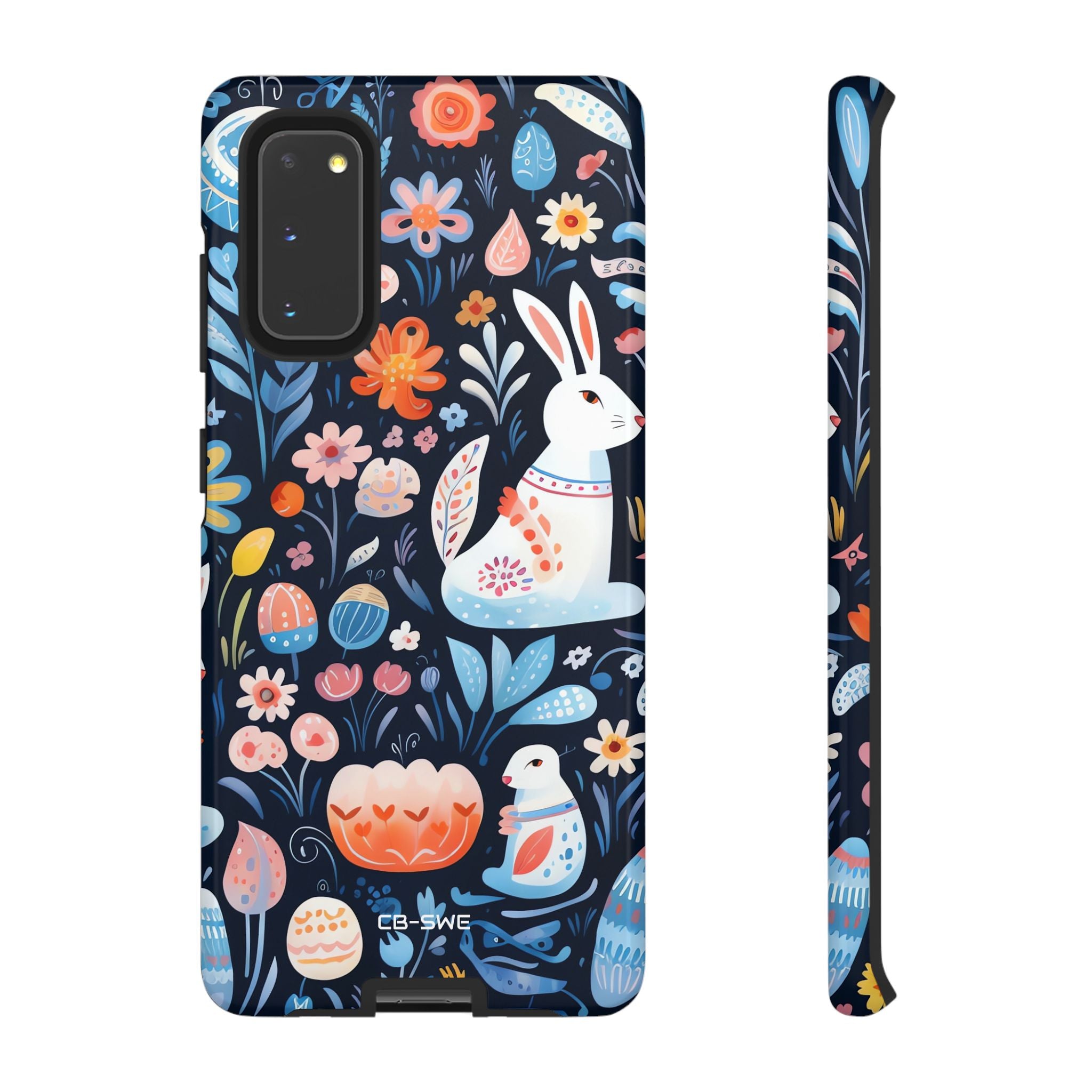 Bunnies Play Among Flowers - Samsung Case