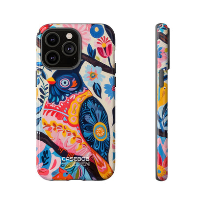 Whimsical Owl Garden iPhone 14 - Tough