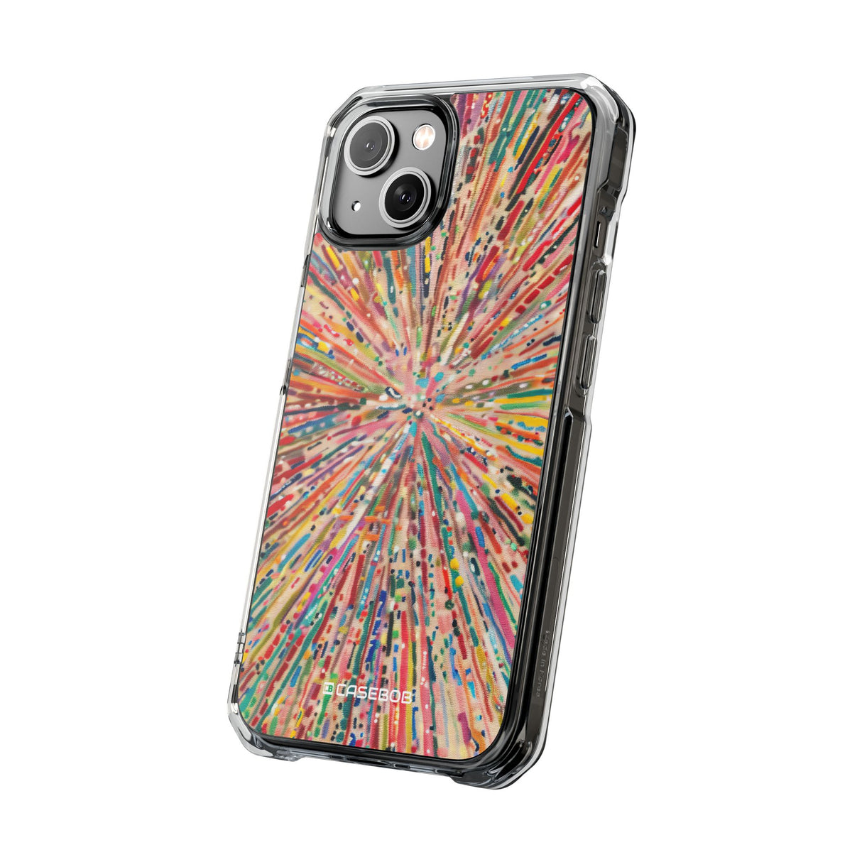 Radiant Burst - Phone Case for iPhone (Clear Impact - Magnetic)