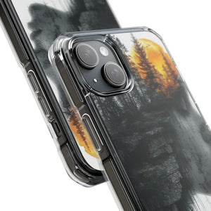 Nature's Reflection - Phone Case for iPhone (Clear Impact - Magnetic)