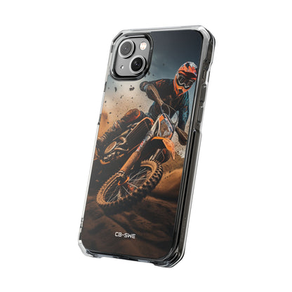 Rider Amidst Desert Fury iPhone Case - Impact