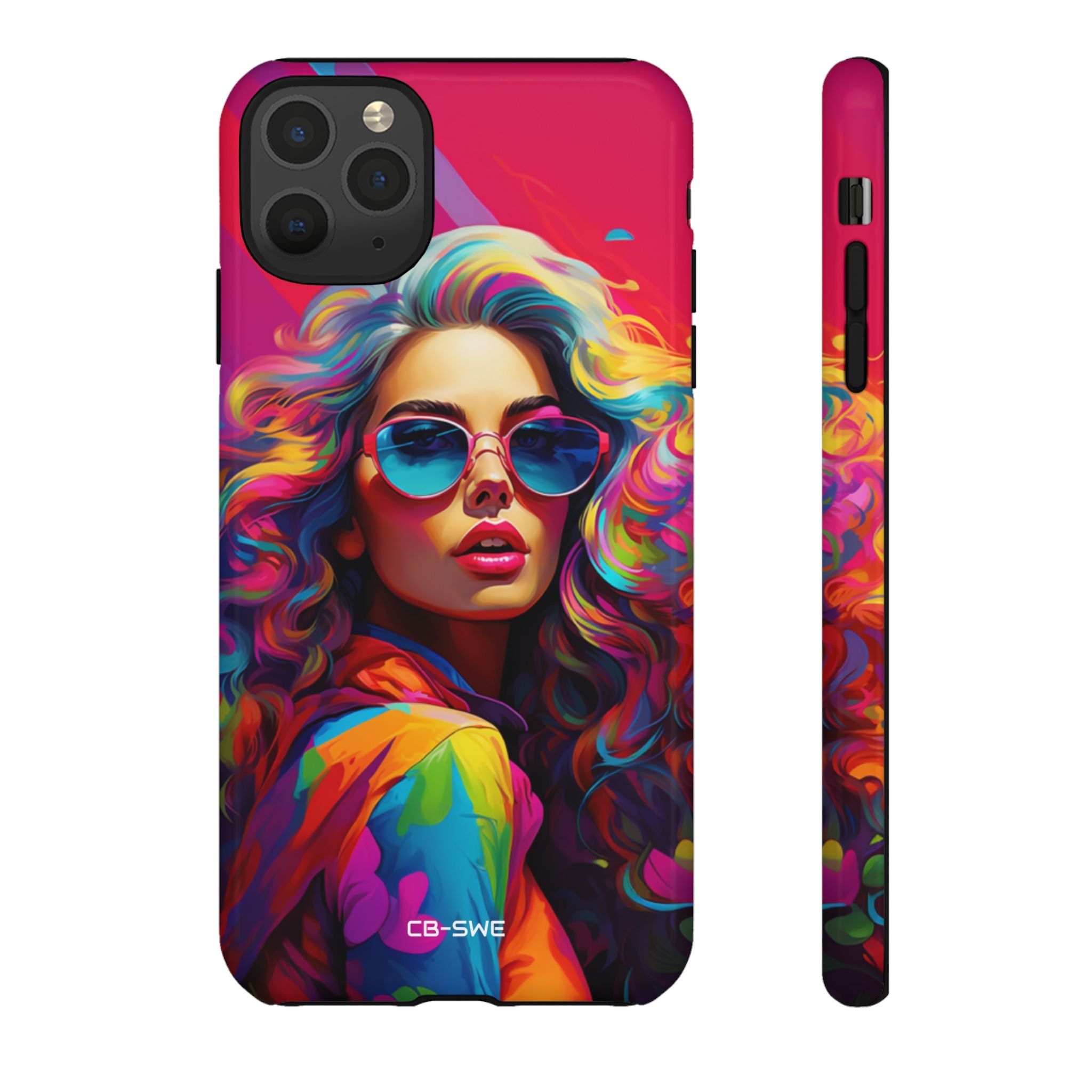 Surreal Color Fusion - iPhone Case