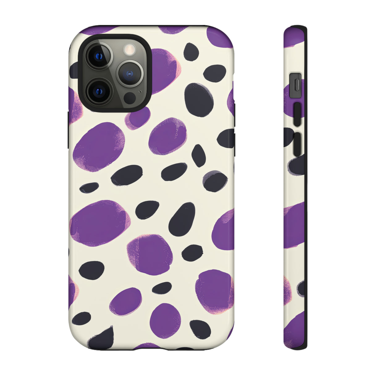 Purple Dot Matrix Case - Protective Phone Case