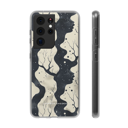 Organic Fluid Silhouettes with Cosmic Depth Samsung S21 - Flexi Phone Case