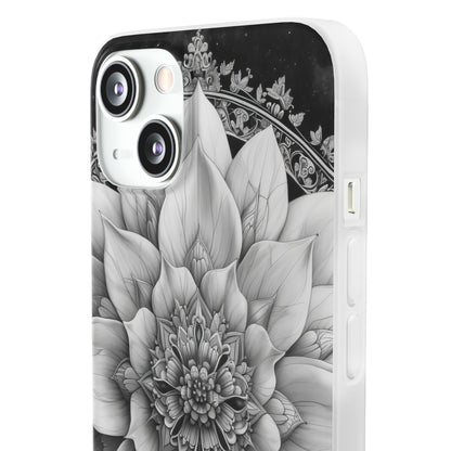 Celestial Mandala Harmony | Flexible Phone Case for iPhone