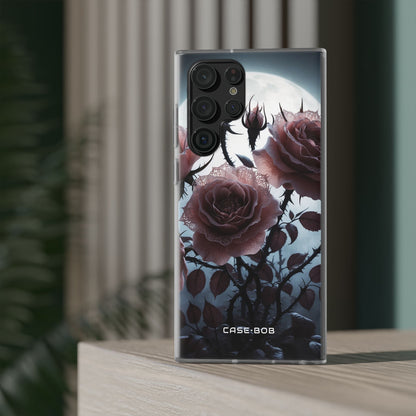 Luminous Rose Thorns Samsung S22 Ultra Case - Soft