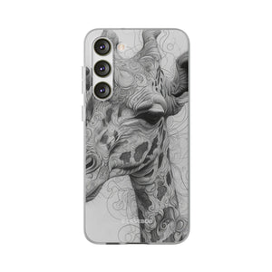 Monochrome Giraffe | Flexible Phone Case for Samsung Galaxy