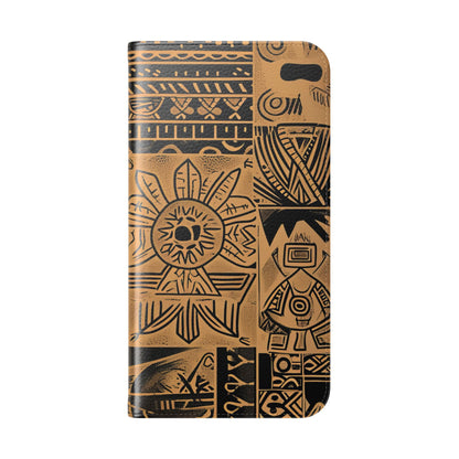 Celestial Faces Brown - iPhone 15 Pro Max Cover - Pung