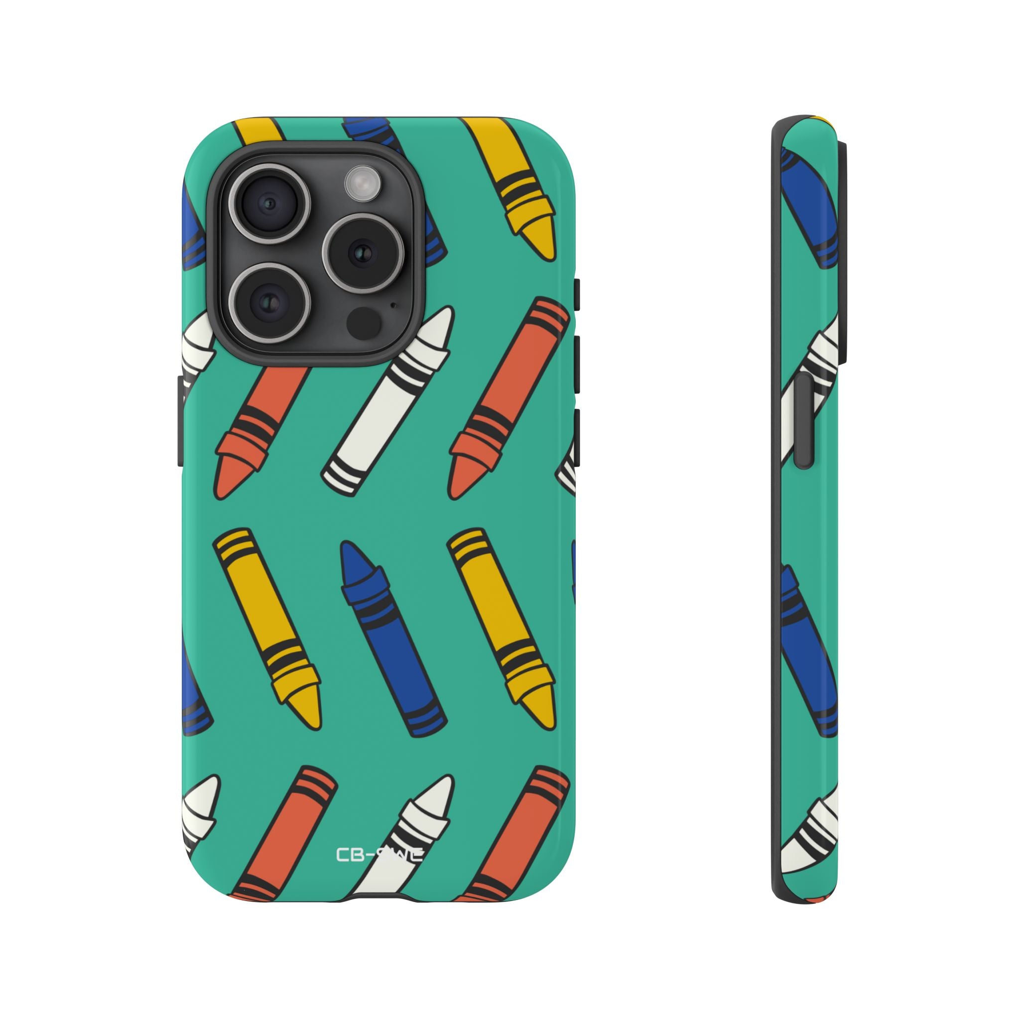 Crayons Dance Playfully - iPhone Case