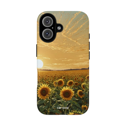 Sunflowers Embrace Light - iPhone Case