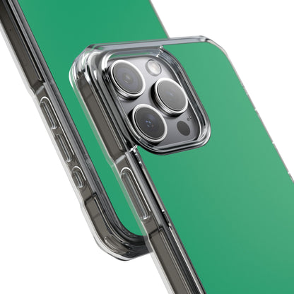 Crayola Green - Clear Impact Case for iPhone