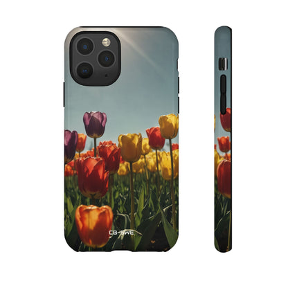 Tulips Embrace Sunlight - iPhone Case