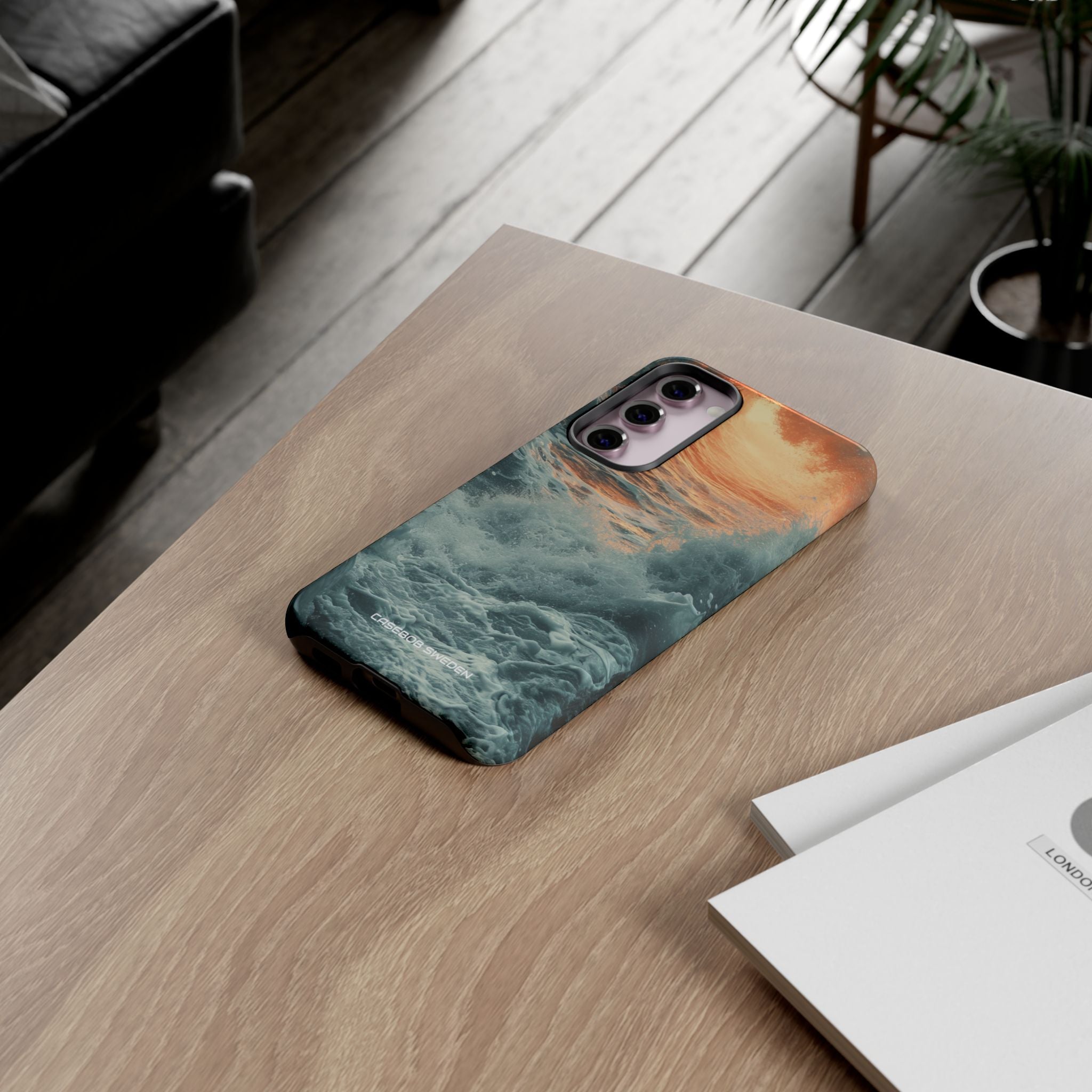 Fiery Wave Power - Tough Samsung S23 Phone Case