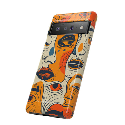 Gradient Face Mosaic Google Pixel 6 - Tough Phone Case