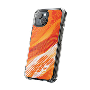 Pantone Tangelo  | Phone Case for iPhone (Clear Impact Case - Magnetic)