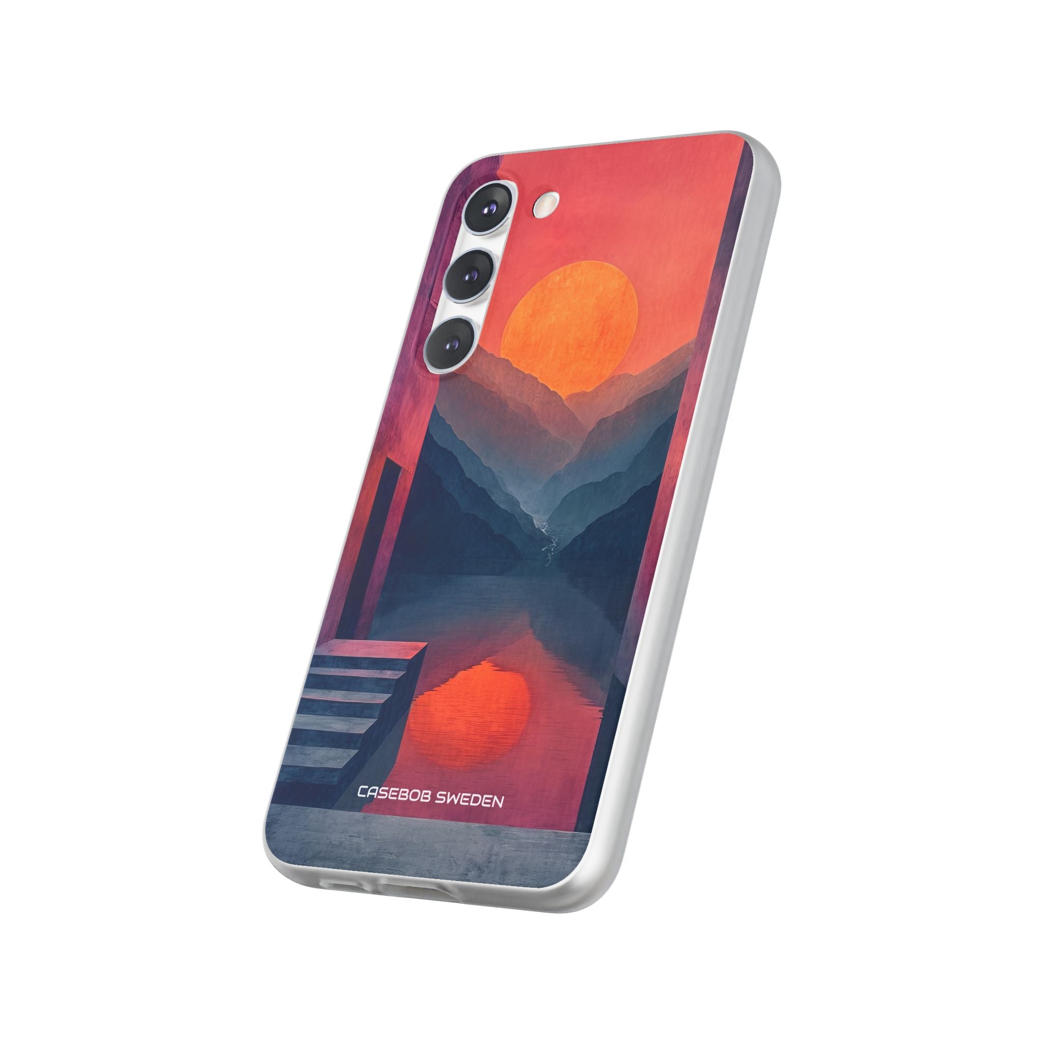 Surreal Sunset Landscape - Flexi Samsung S23 Phone Case