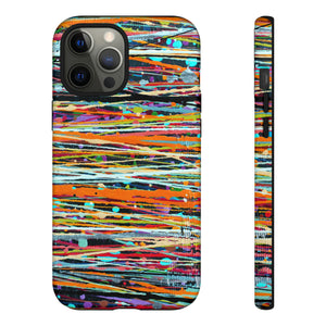 Oil painting - Stripe - Protective Phone Case