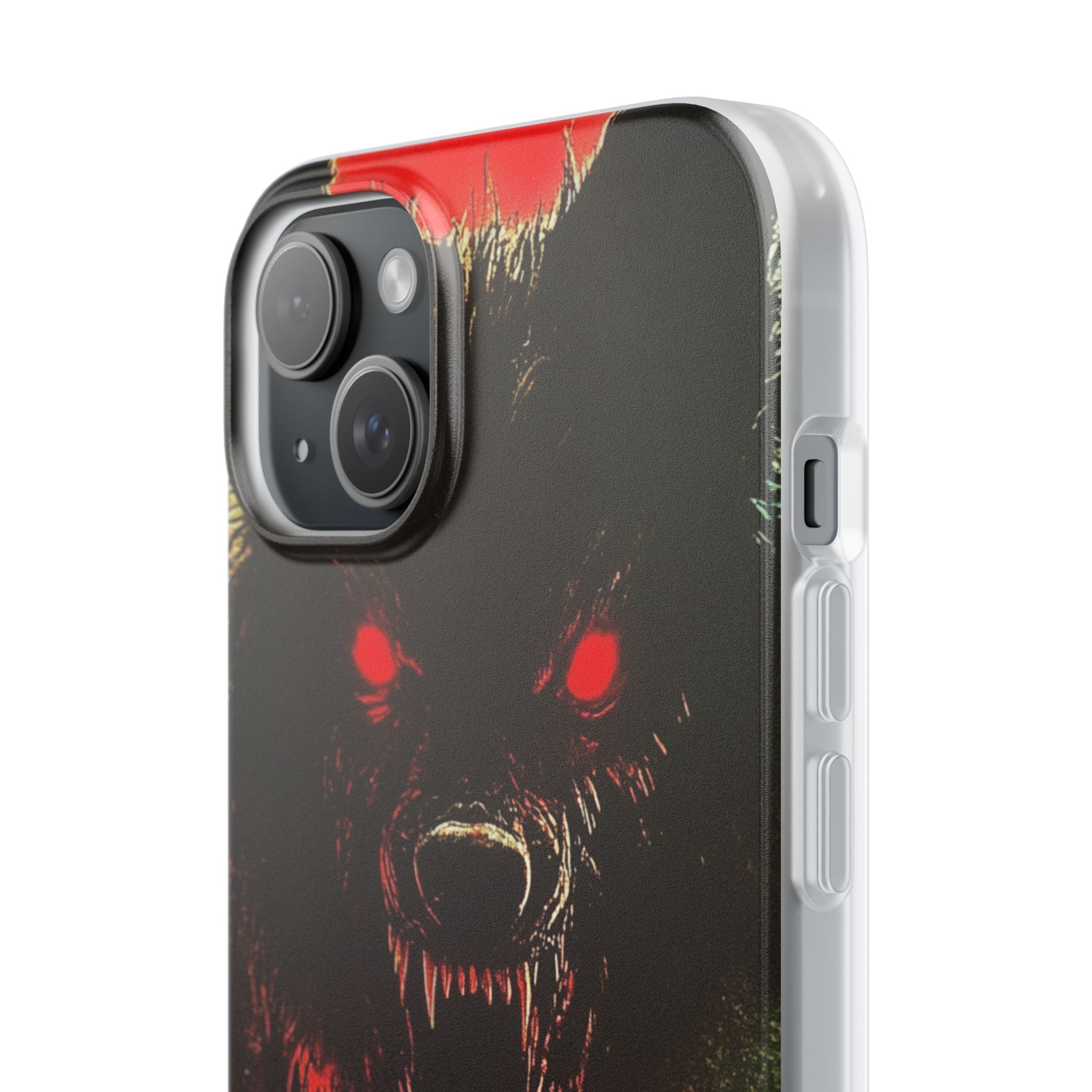 Bloodmoon Wolf's Lament iPhone 15 - Flexi Phone Case