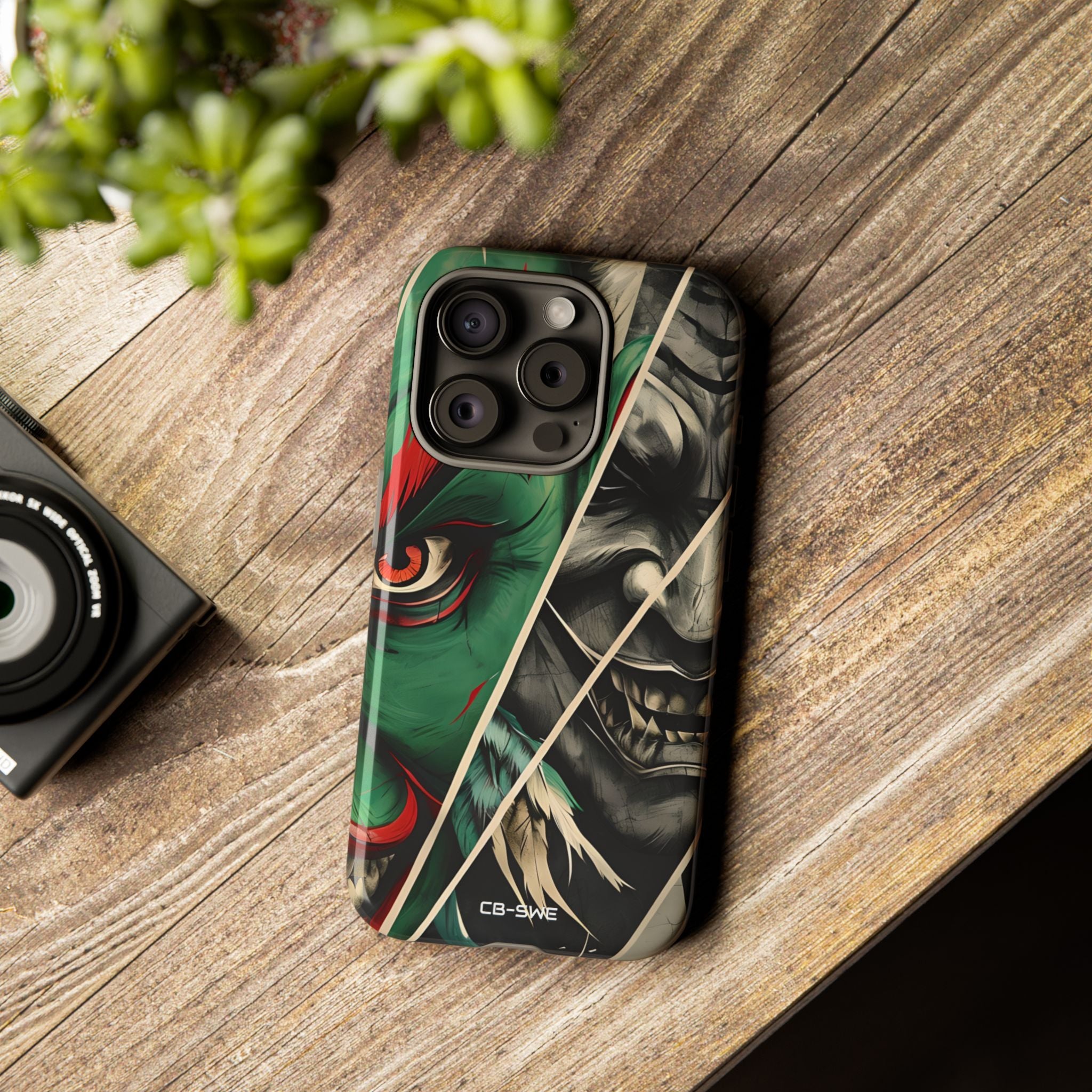 Demonic Panels Clash - iPhone Case