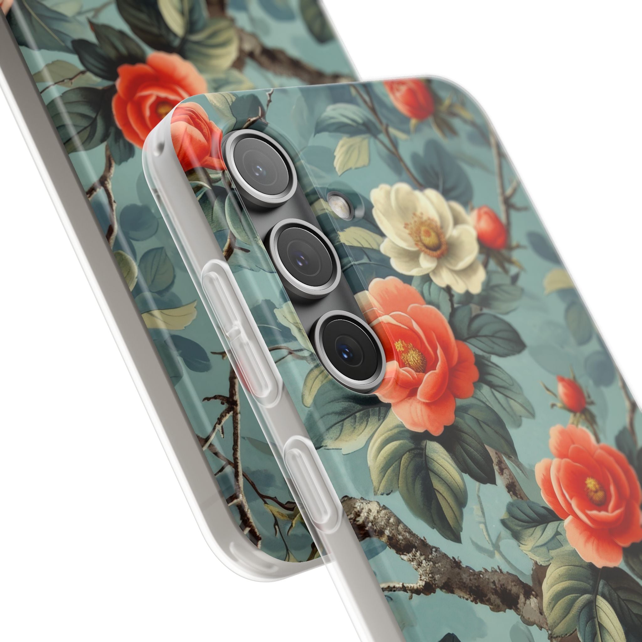 Coral Bloom Samsung S24 Case - Soft
