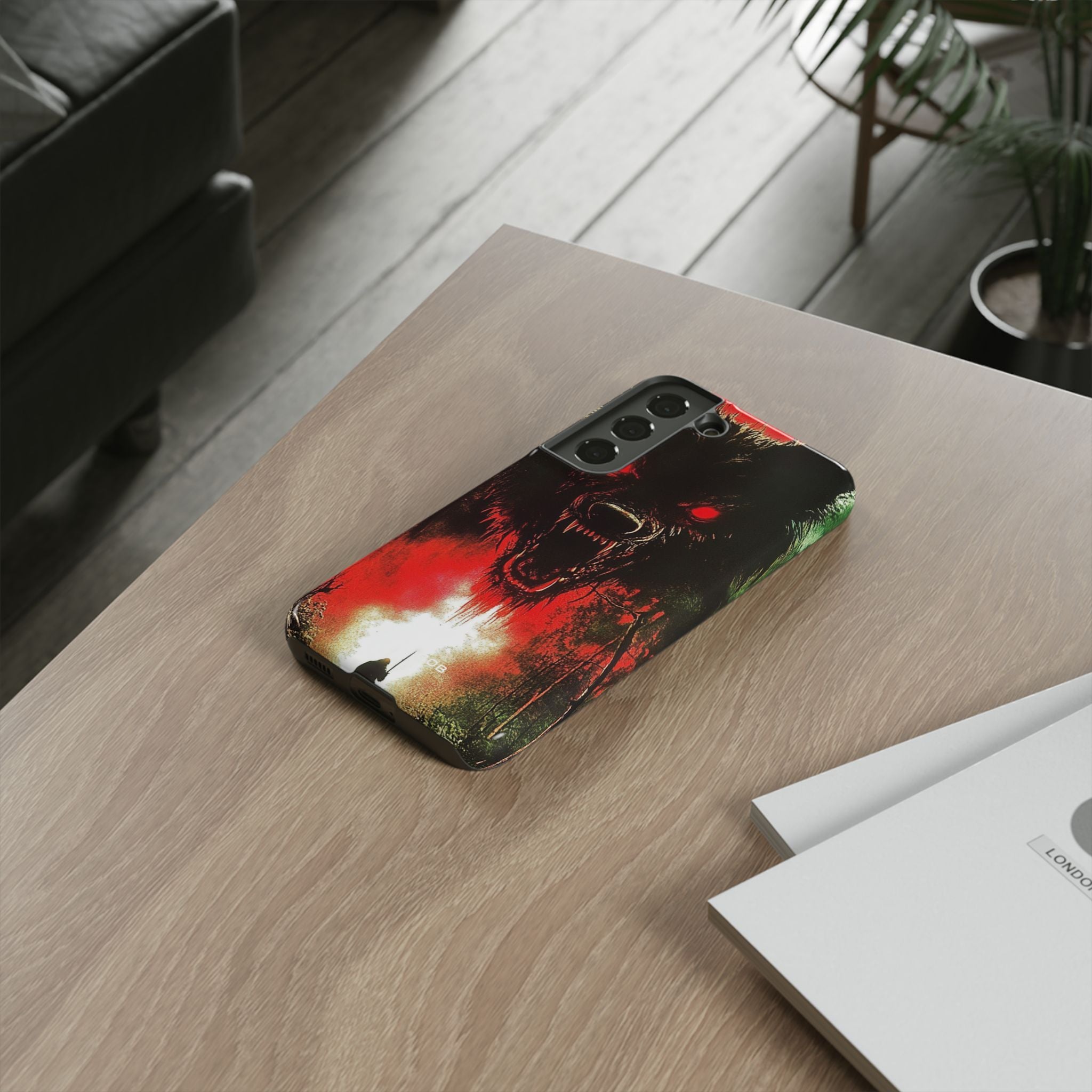 Crimson Wolf Samsung S22 Case - Tough