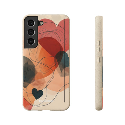 Abstract Heart Harmony | Biodegradable Phone Case