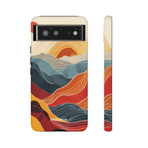 Sunset Waves | Protective Phone Case for Google Pixel