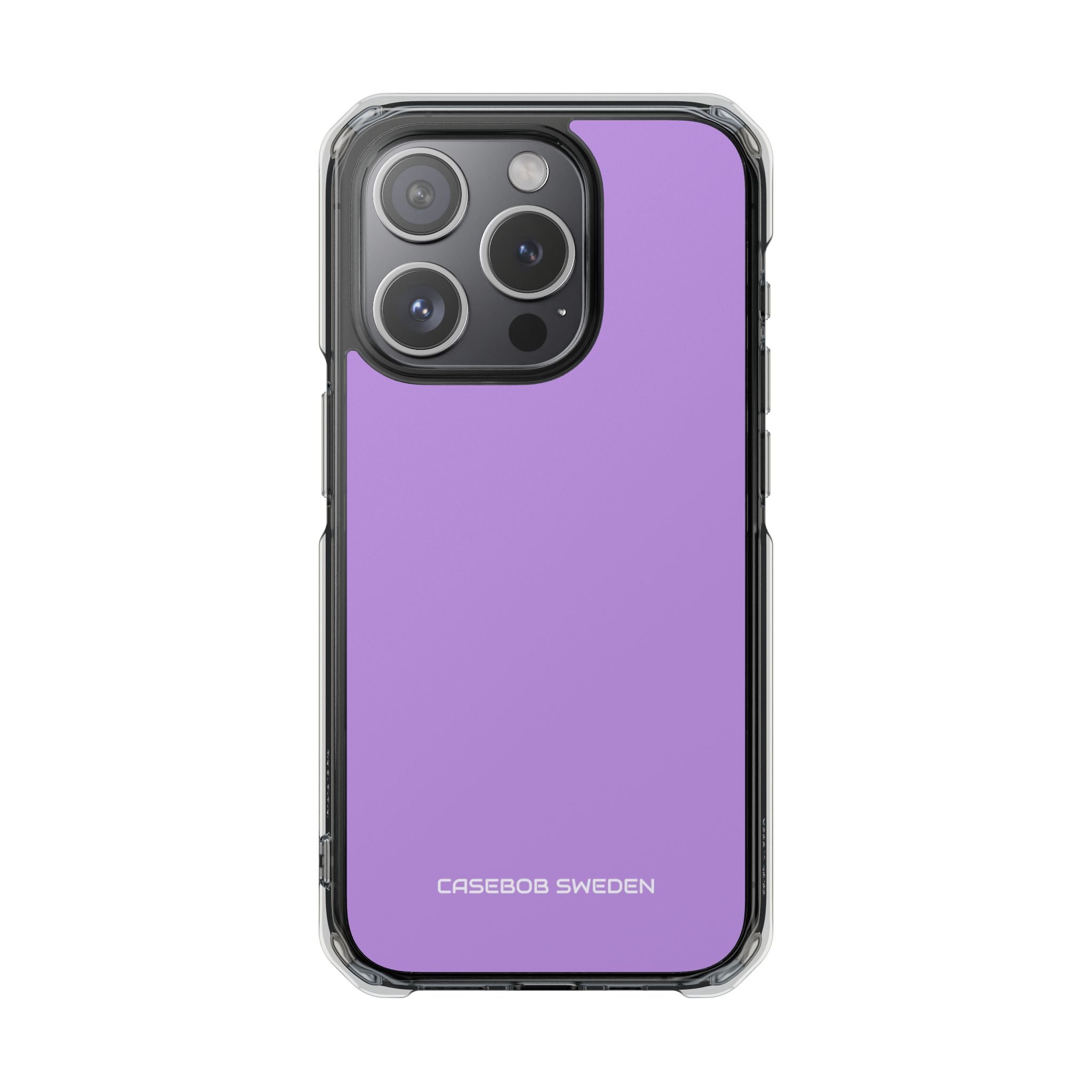 Bright Lavender - Clear Impact iPhone 15 Phone Case